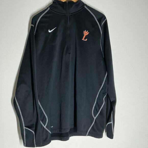 Nike Men's Therma-Fit Black Up Long Sleeve Ne Tasks Sweatshirt size XXL - Picture 1 of 9